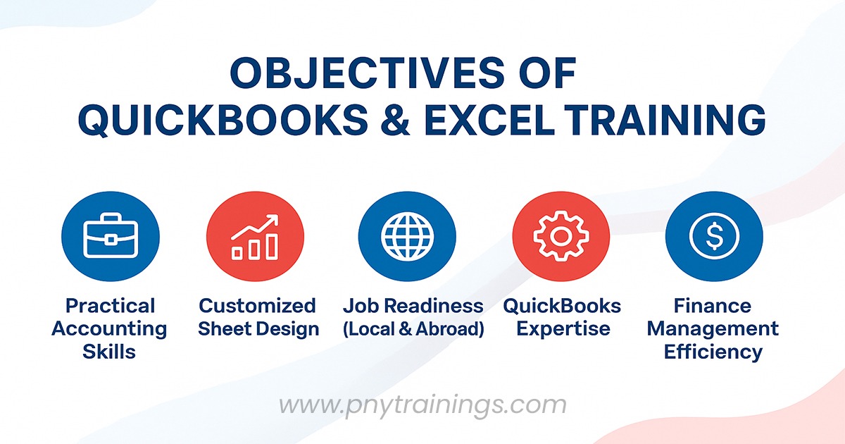 Objectives Of Quick Books & Excel Training